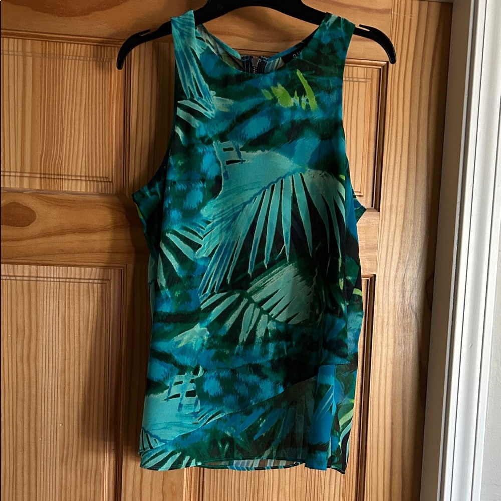 a.n.a Vibrant Jungle Print Tank Top